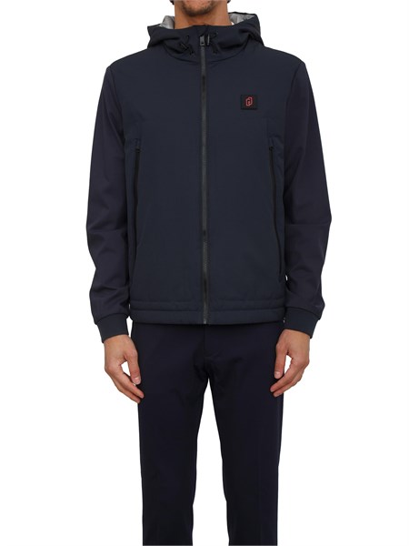 giubbino liu jo uomo in nylon blu qf5029ta23a