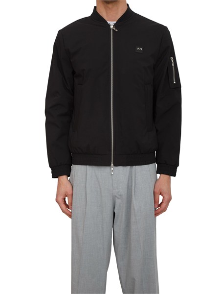 giubbotto bomber antony morato in tessuto tecnico nero mmco00972fa600309