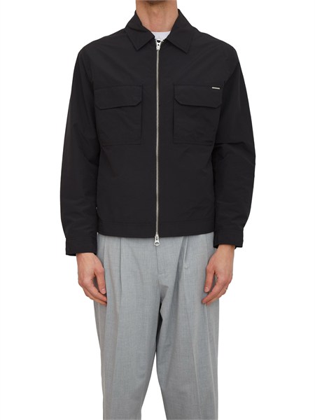 giubbotto uomo antony morato in tessuto tecnico nero mmco00982fa800209