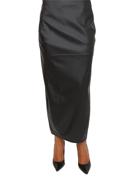 gonna a tubino max mara mm effetto nappa nera fabiana