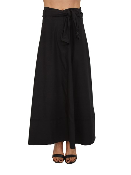 gonna ginestra fracomina in misto cotone nero 41bb ginestra