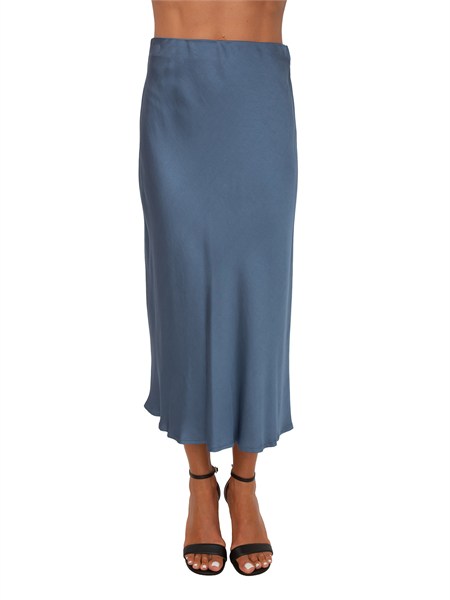 gonna midi nicodemo kocca in tessuto fluido azzurro nicodemogo8459