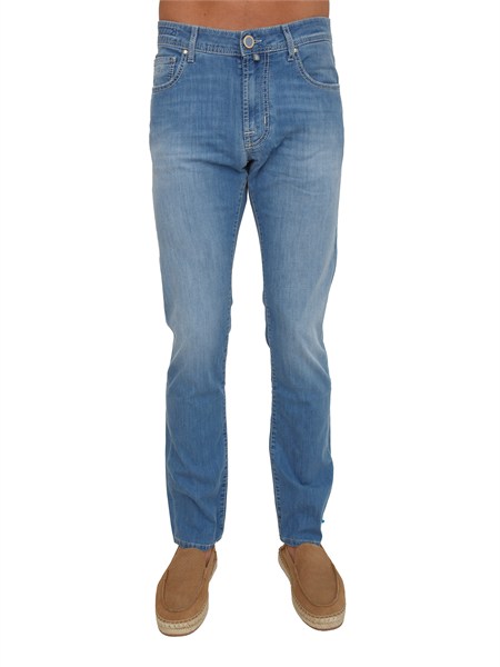 jeans bard jacob cohen uomo blu chiaro effetto vintage qe009034s3735v2