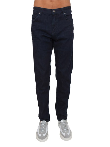 jeans boss uomo in denim leggero blu p remaine50557525