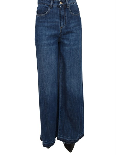 jeans donna lullacat di kocca in denim di cotone blu lullacatppd8018abun0000