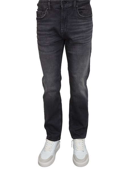 jeans guess jeans in denim nero effetto used m5ba31d0621