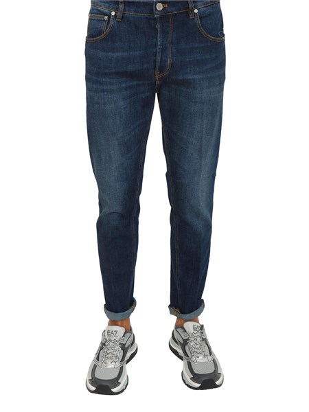 jeans relax pt torino uomo in denim loose fit tapered tx1630tp05b0