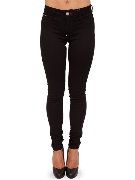 leggings donna philipp plein nero wdt1377pde004n