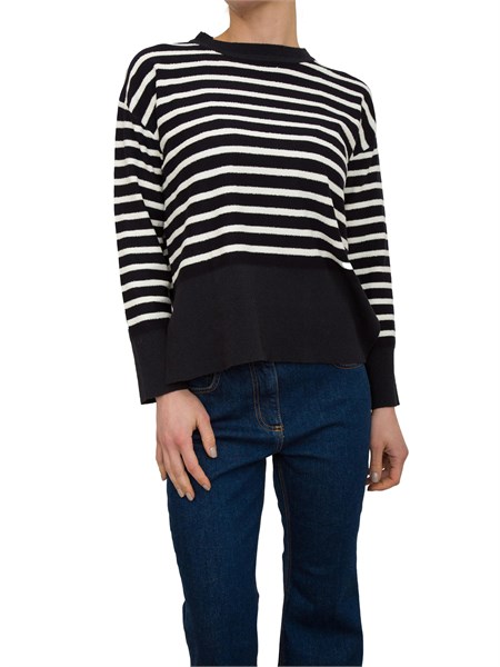 maglia donna marella blu latina