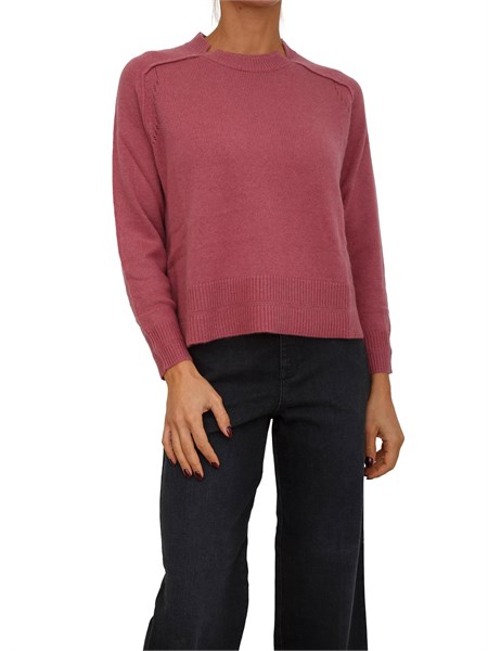 maglia marcel nenette in misto cashmere rosso marcel