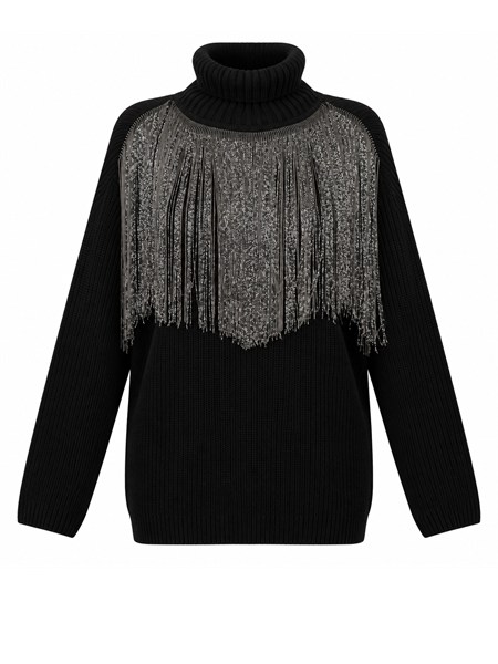 maglia nera camaro pinko in misto lana camaroa3on