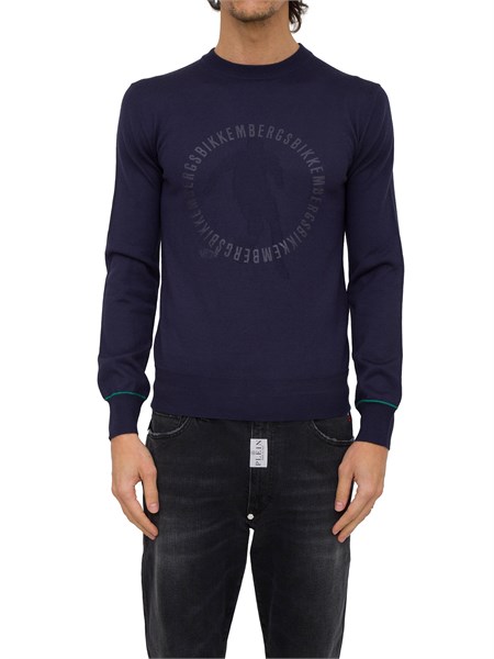 maglia uomo bikkembergs blu pbmm0012k0009