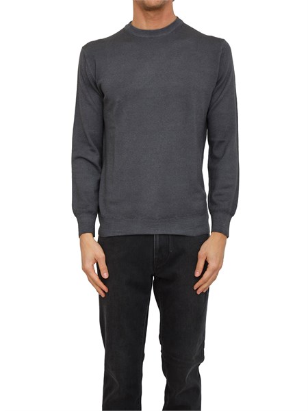 maglia uomo paul shark in lana vergine grigia tinto in capo 11311001