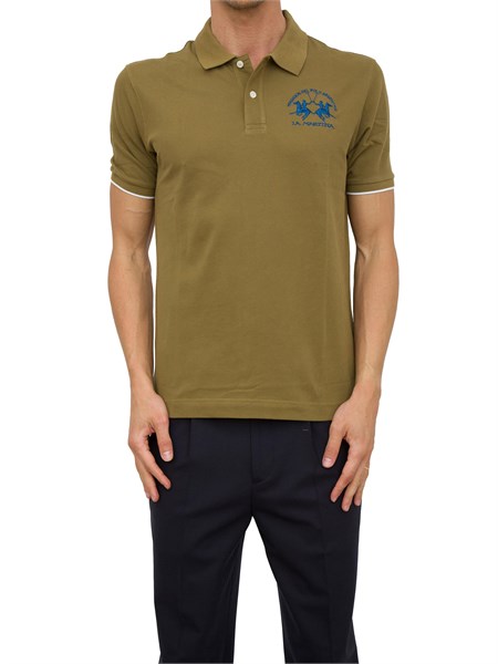 man polo ss piquet stretch verde