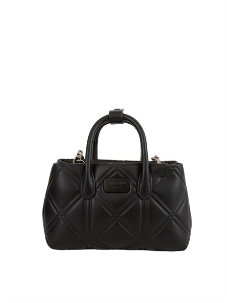 mini bag emporio armani in ecopelle nera motivo matelasse ew002955af19662