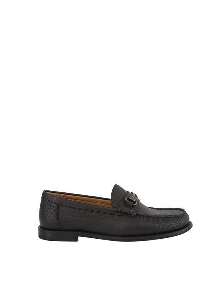 mocassini neri boss uomo in pelle martellata tevan mocc grhw50563152