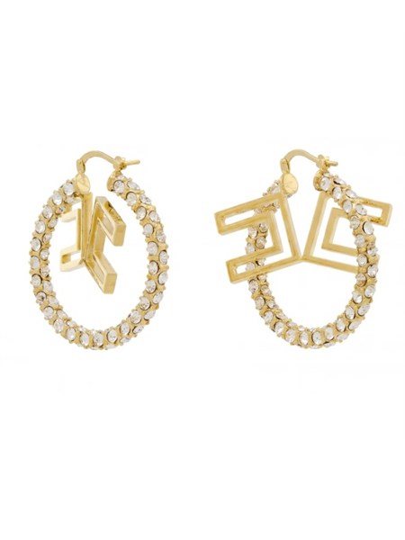 orecchini dorati elisabetta franchi or50b62e2