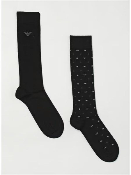 pack 2 paia calzini emporio armani neri em000545af18145