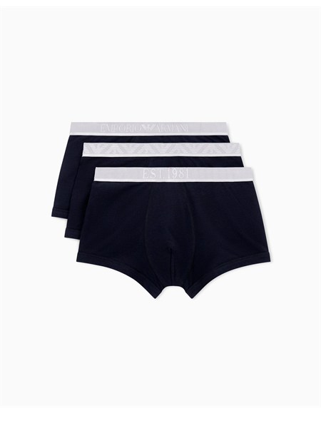 pack 3 boxer emporio armani in cotone stretch nero em000259af10780