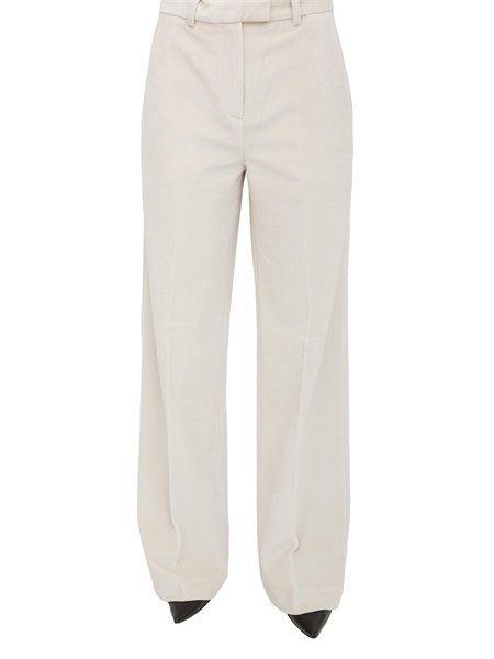 pantalone casual donna circolo 1901 bianco fd3624
