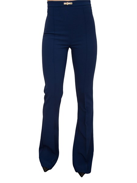 pantalone casual donna elisabetta franchi blu pa09952e2