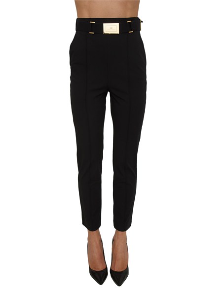 pantalone casual donna elisabetta franchi nero pa13261e2