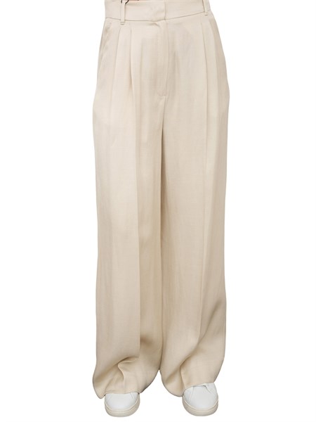 pantalone casual donna emme marella beige pianosa