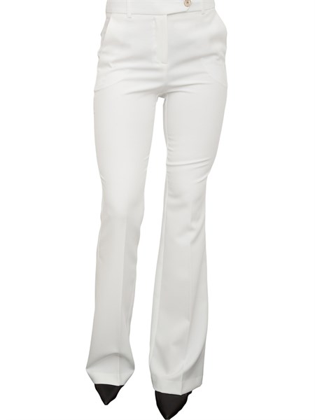 pantalone casual donna fracomina bianco fr25sva004w42901