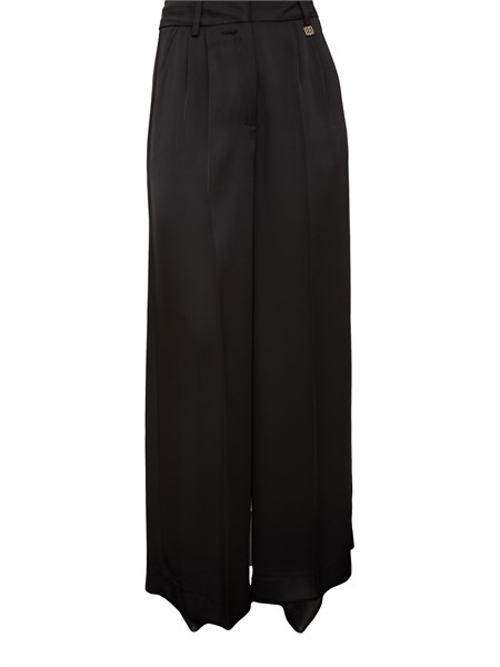 pantalone casual donna fracomina nero fr25sv3002w41101