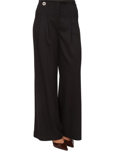 pantalone casual donna fracomina nero fr25wv3007w80301