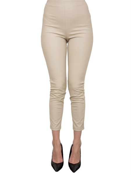 pantalone casual donna max mara avorio rodano