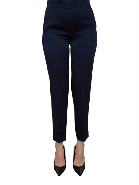 pantalone casual donna max mara blu deserto