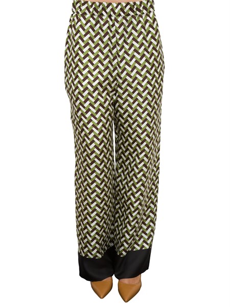 pantalone casual donna max mara fantasia sesamo