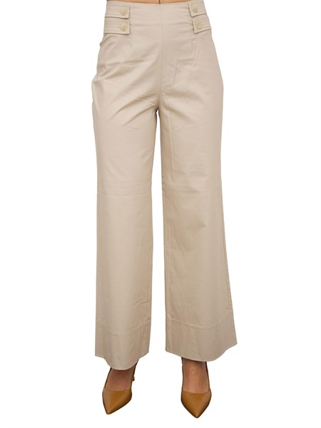 pantalone casual donna nenette beige eloisa