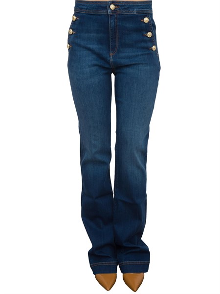 pantalone casual donna nenette blu denim sammy