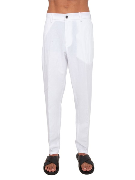 pantalone picasso siviglia uomo misto viscosa e lino bianchi svm02112t0193abtpbpicasso