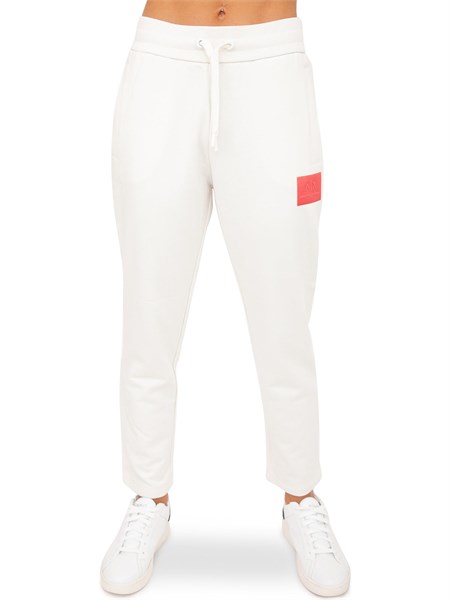 pantalone tuta donna armani exchange avorio 6lyp75yj3nz