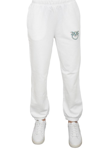 pantalone tuta donna pinko bianco plumcakea2g8