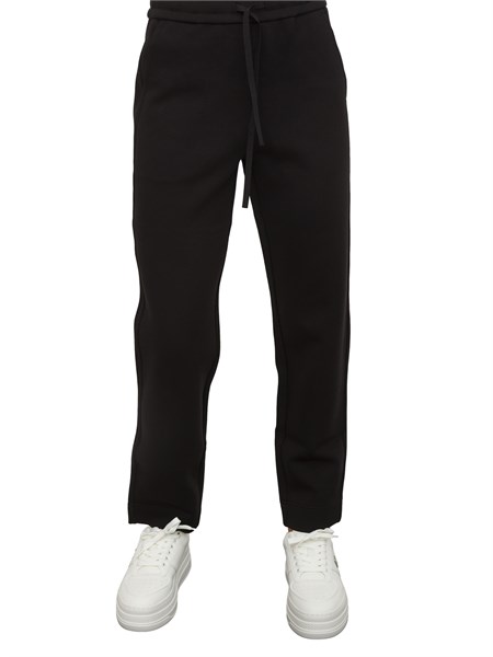 pantalone tuta max mara mm in jersey di cotone nero furio