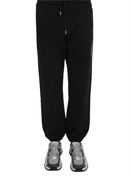 pantalone tuta uomo county of milan in cotone nero f5camafp007