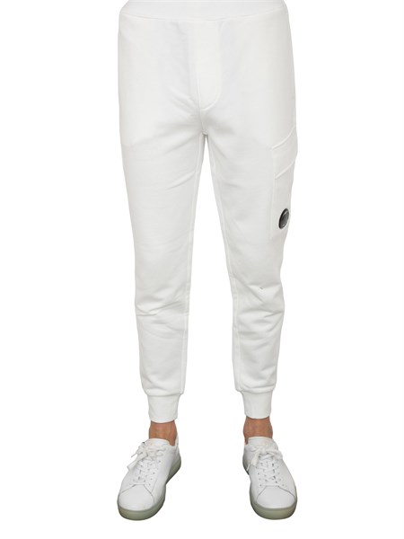 pantalone tuta uomo cp company bianco 18cmsp017a005086w