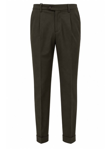 pantaloni aiace galassi misto lana verde drv47w2022