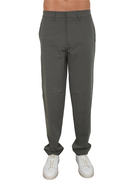 pantaloni armani exchange uomo in viscosa e lana verdi xm002083af22403