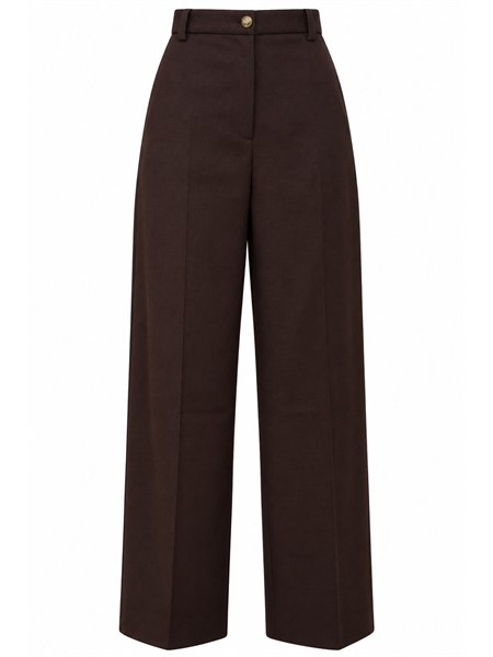 pantaloni balbino pinko misto lana marroni balbinoa3ms