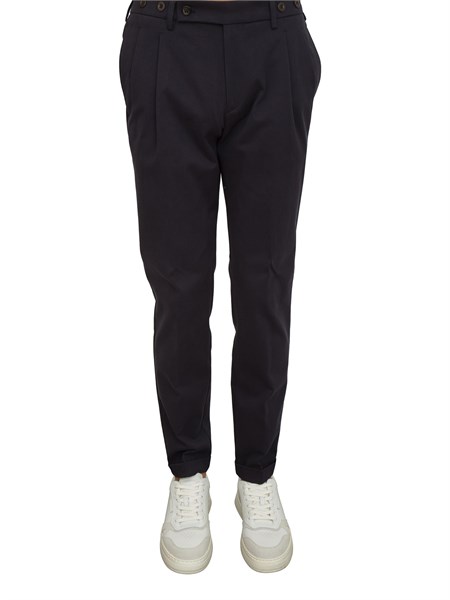 pantaloni barber berwich in cotone mano calda blu barberlong gdcchino04