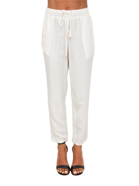 pantaloni bernadet kocca in tessuto bianco bernadetpf8632