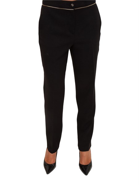 pantaloni blugirl in cady misto viscosa neri rf5024t3190