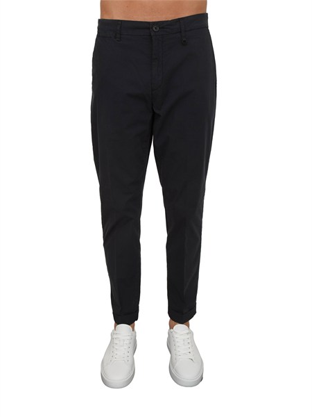 pantaloni chino lu jo uomo in cotone blu qxx087t4310