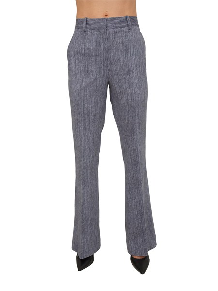 pantaloni donna circolo 1901 in cotone effetto denim fd3950