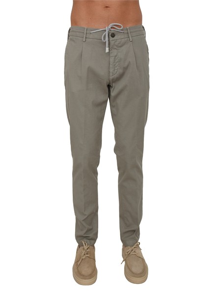 pantaloni jogger eleventy uomo in cotone verde m75panb21tet0m005